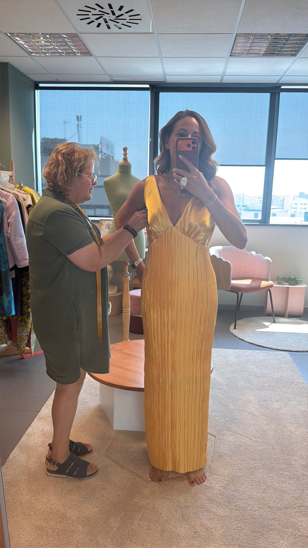 Mimosa · prueba en el atelier