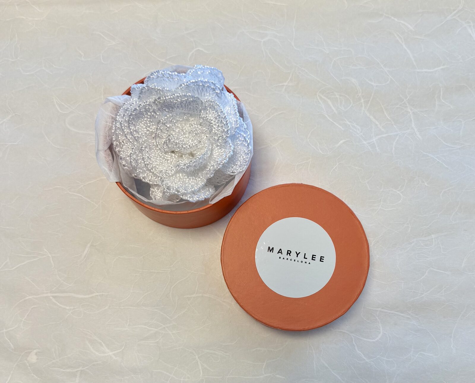 Camelia de Atelier en Seda Natural